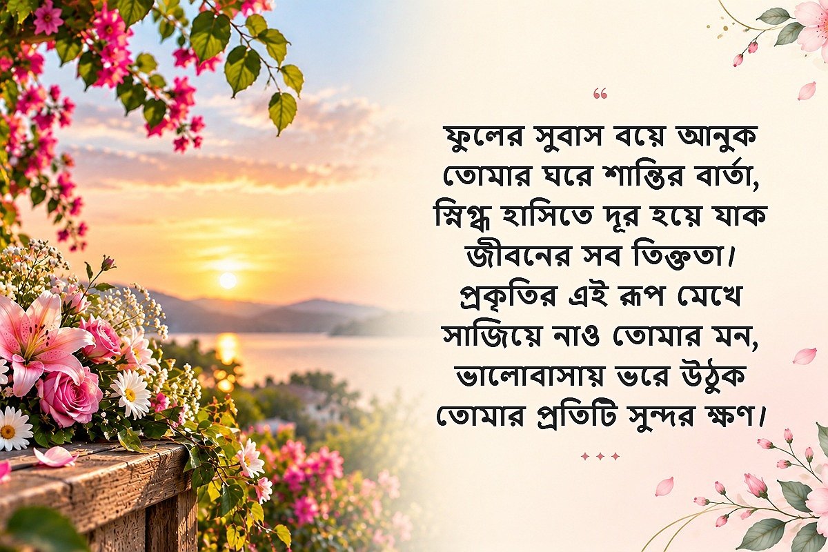 Flower Niye Caption In Bangla | ফুল নিয়ে সেরা ক্যাপশন