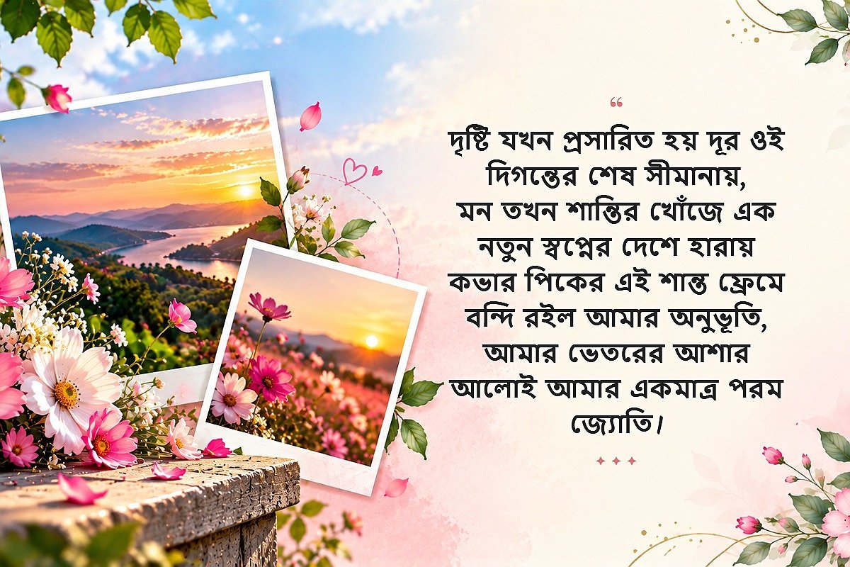 Cover Pic Caption In Bengali | কভার পিক ক্যাপশন বাংলায়
