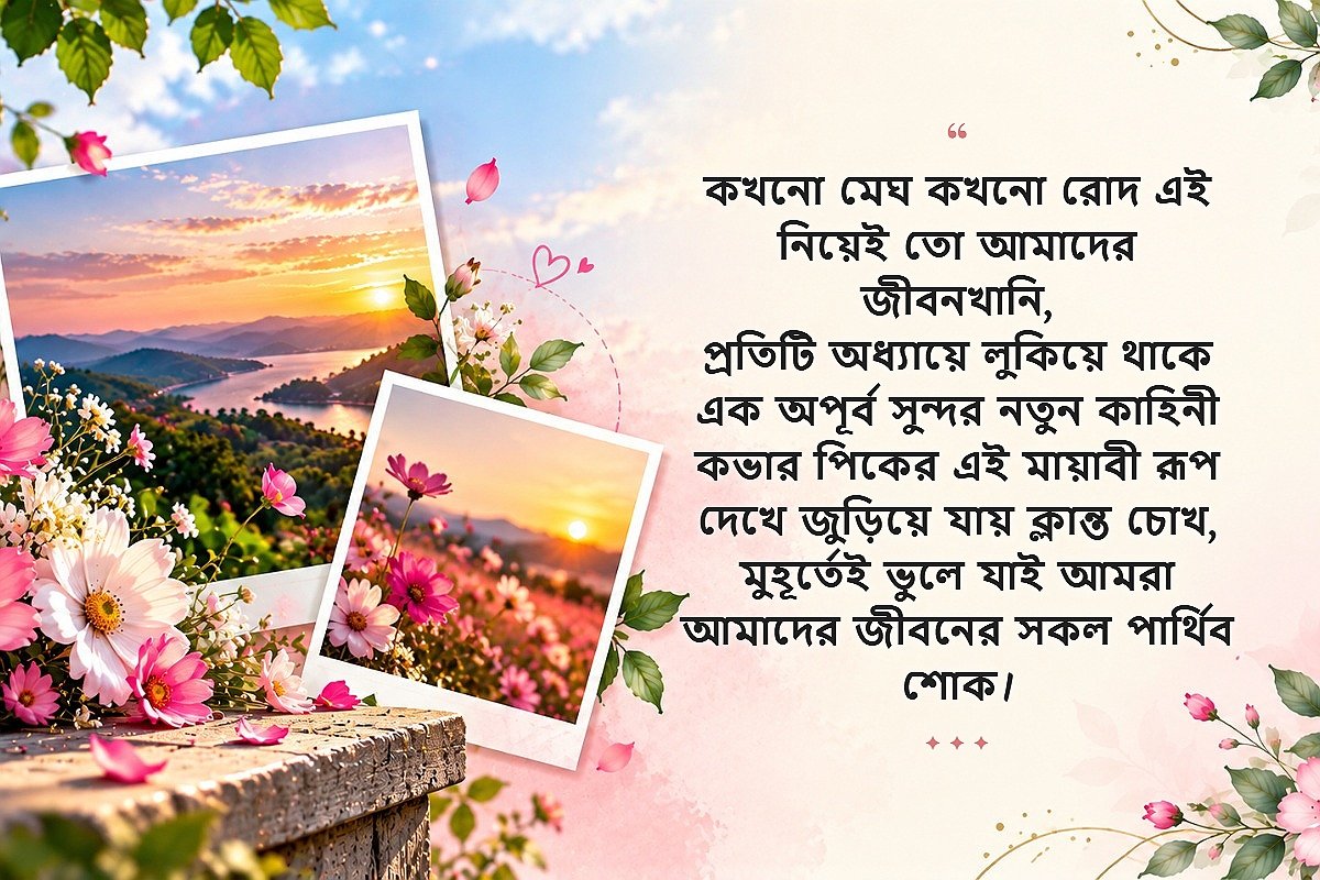 Cover Pic Caption In Bengali | কভার পিক ক্যাপশন বাংলায়