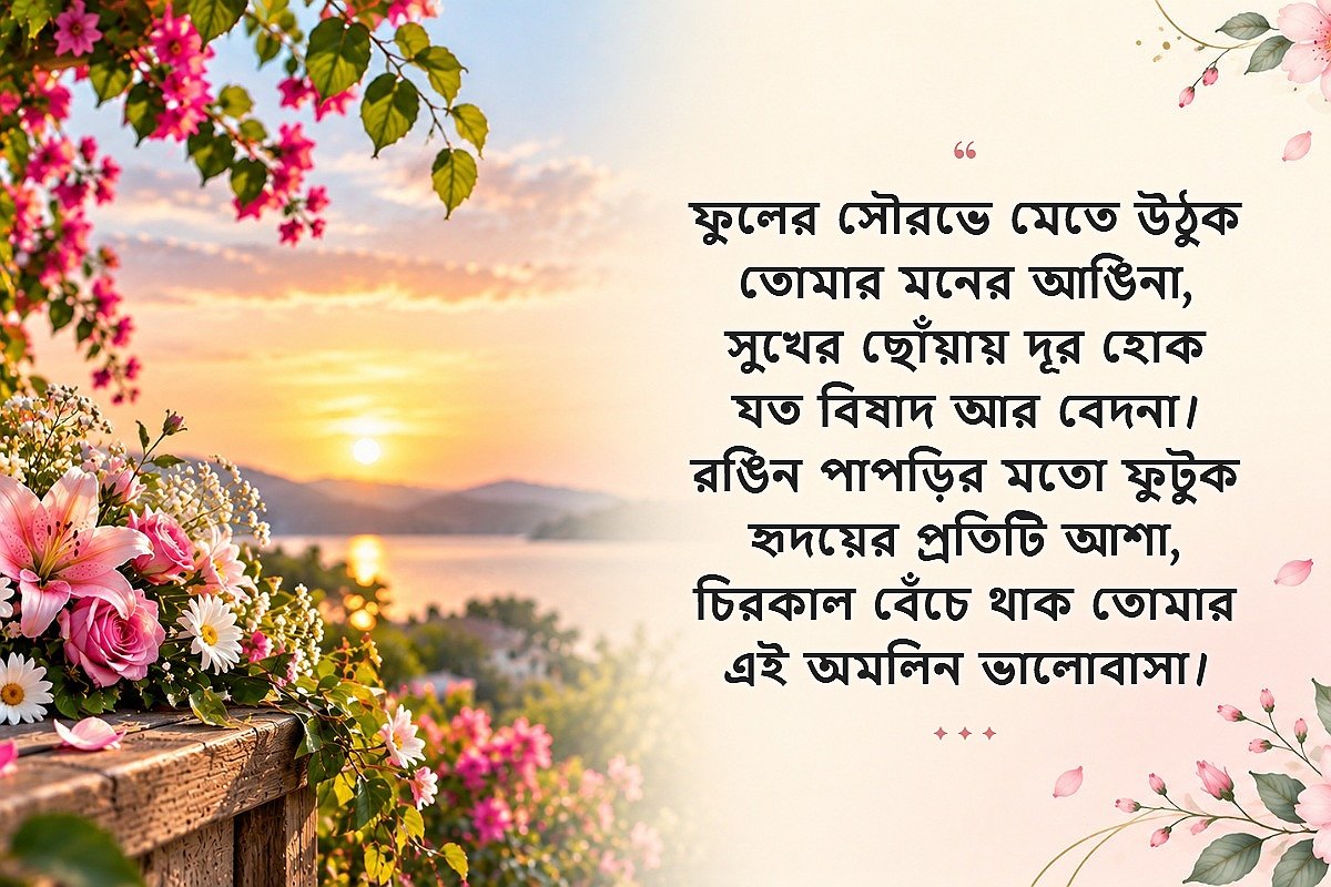 Caption About Flower In Bengali | ফুল সম্পর্কিত বাংলা ক্যাপশন