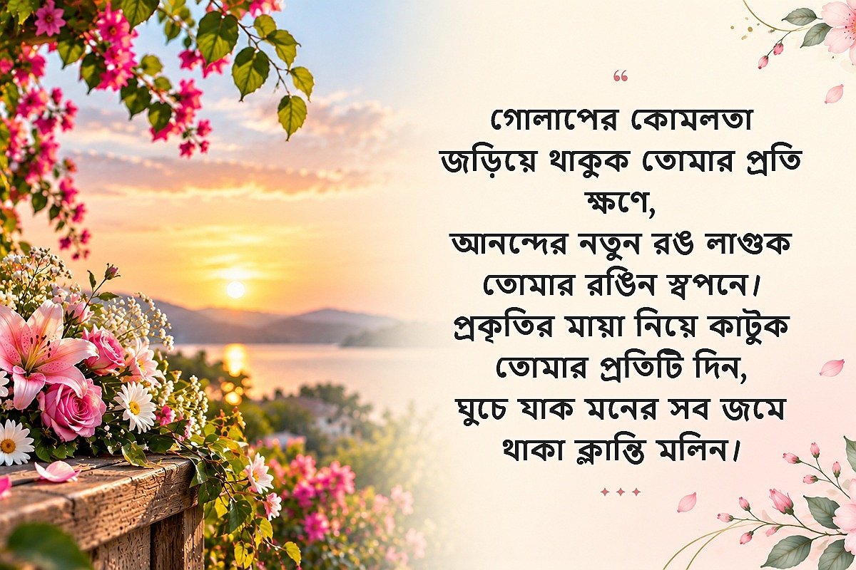 Caption About Flower In Bengali | ফুল সম্পর্কিত বাংলা ক্যাপশন