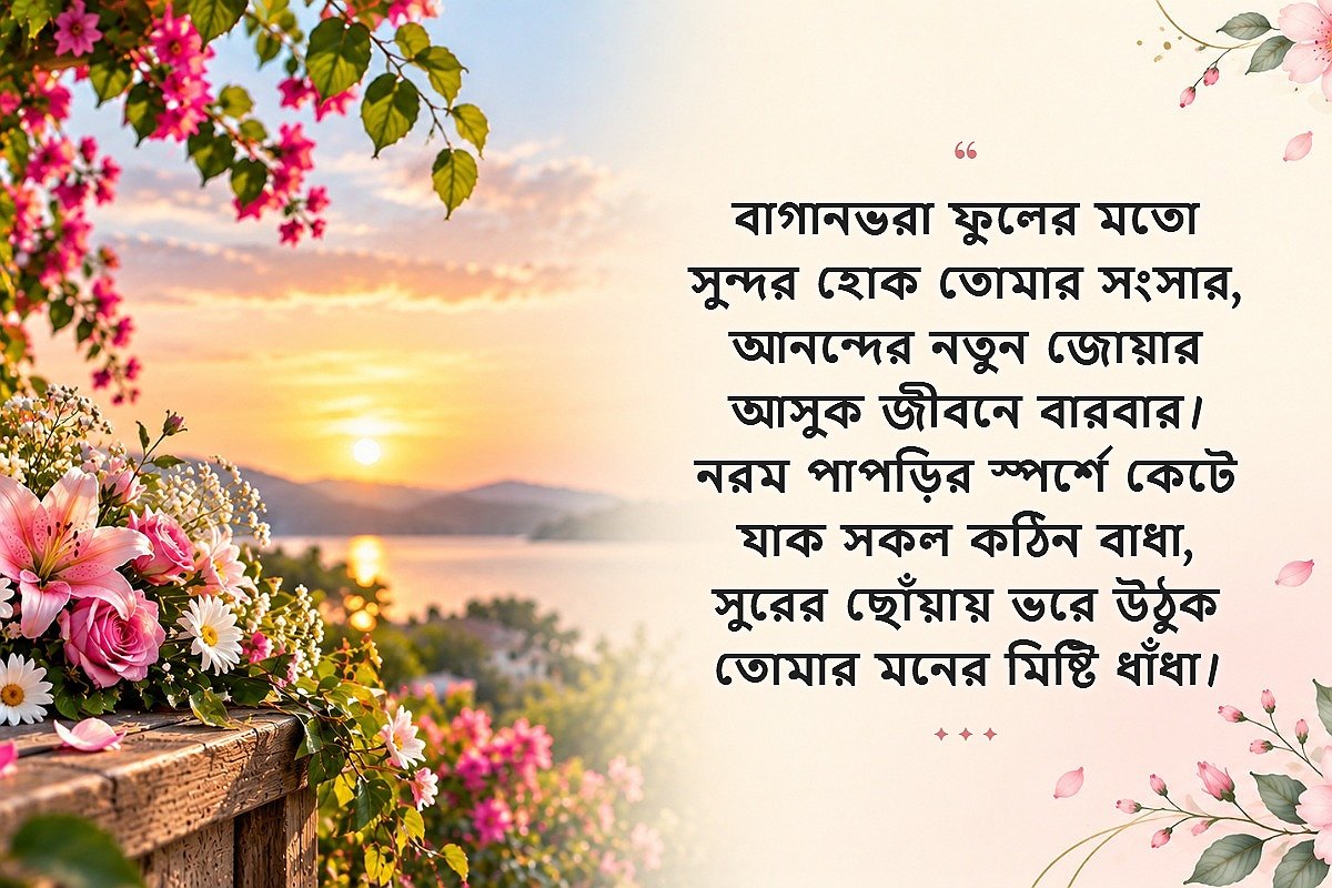 Flowers Caption In Bangla | ফুলের সুন্দর ক্যাপশন