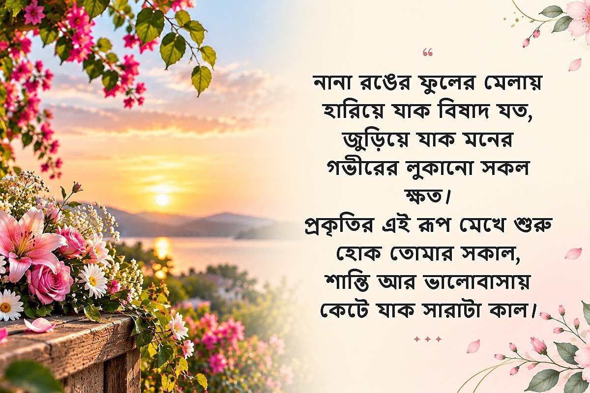 Flowers Caption In Bangla | ফুলের সুন্দর ক্যাপশন