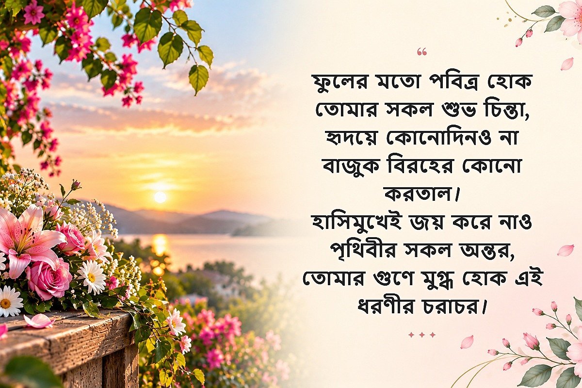 Flowers Caption In Bangla | ফুলের সুন্দর ক্যাপশন