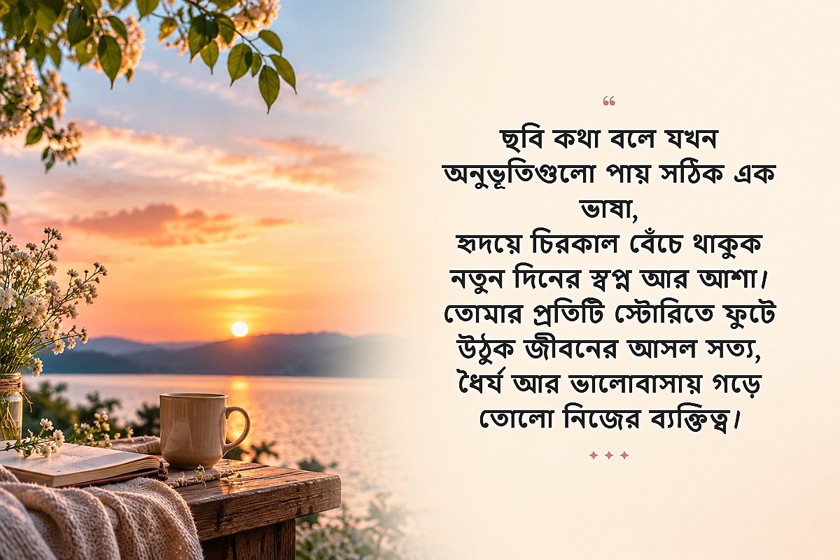 Aesthetic Captions In Bengali For Instagram | ইনস্টাগ্রাম পোস্টের উপযোগী নান্দনিক বাংলা ক্যাপশন